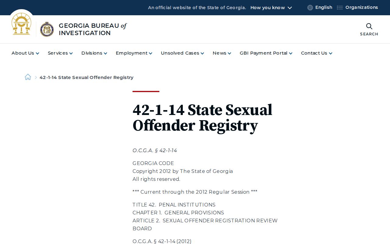 Liberty County sex offender search Georgia risk classifications